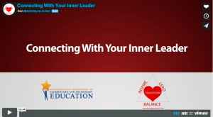 Connecting with your inner leader